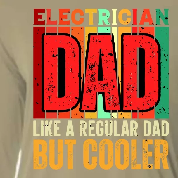 Electrician Dad Cooling Performance Long Sleeve Crew