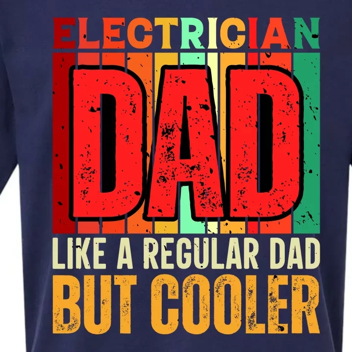 Electrician Dad Sueded Cloud Jersey T-Shirt