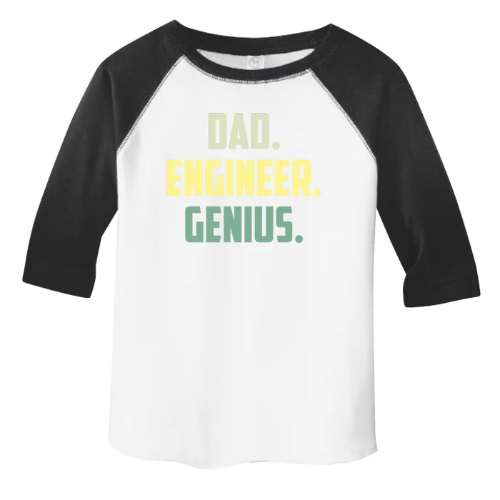 Engineering Dad Engineer Husbands Dad Engineer Genius Gift Toddler Fine Jersey T-Shirt