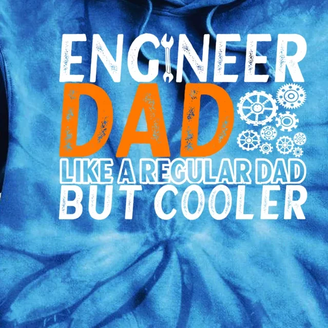 Engineer Dad Engineering Engineers Gift Tie Dye Hoodie