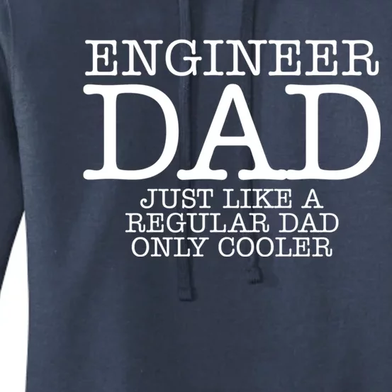 Engineer Dad Engineering Science Father Definition Joke Cool Gift Women's Pullover Hoodie