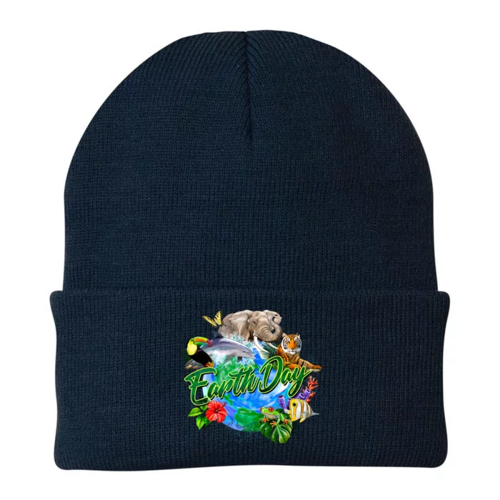 Earth Day Knit Cap Winter Beanie