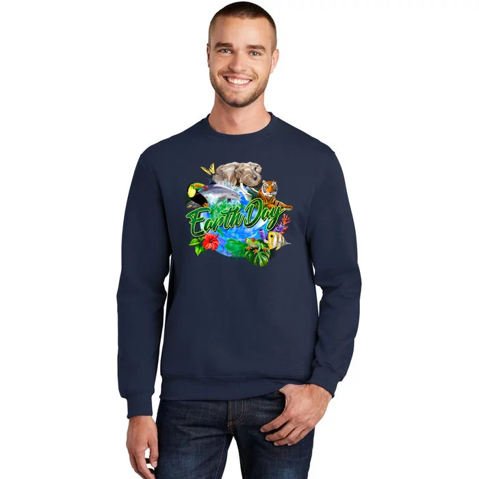 Earth Day Tall Sweatshirt