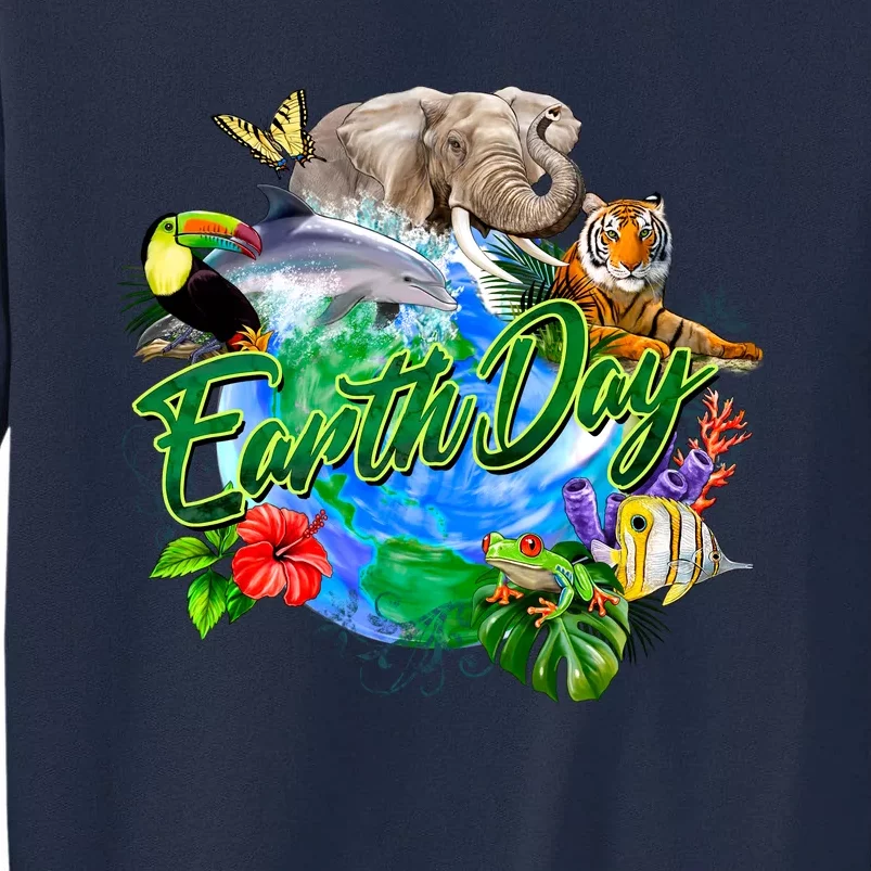 Earth Day Tall Sweatshirt