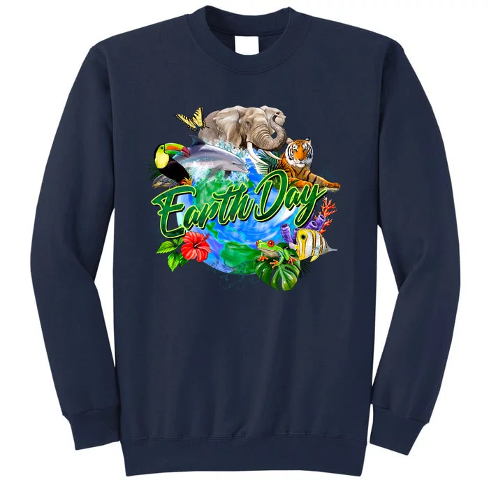 Earth Day Tall Sweatshirt