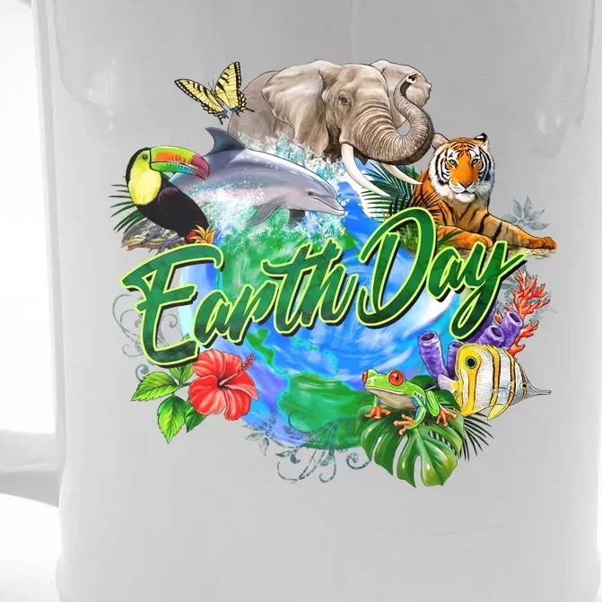 Earth Day Front & Back Beer Stein