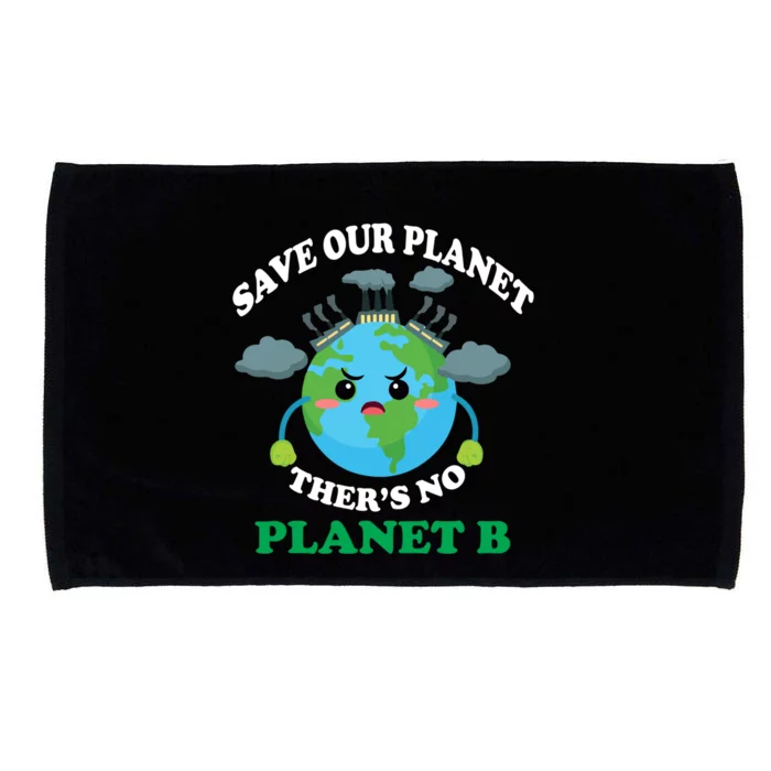 Earth Day Everyday Rainbow There Is No Planet B Gift Microfiber Hand Towel