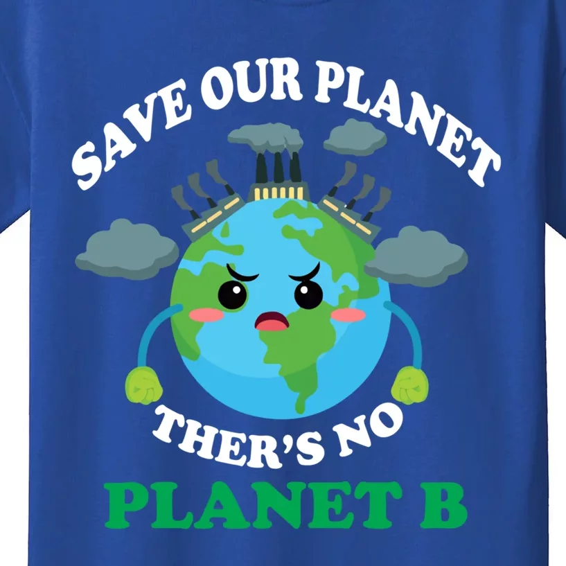 Earth Day Everyday Rainbow There Is No Planet B Gift Kids T-Shirt