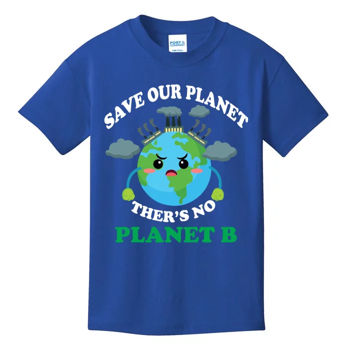 Earth Day Everyday Rainbow There Is No Planet B Gift Kids T-Shirt