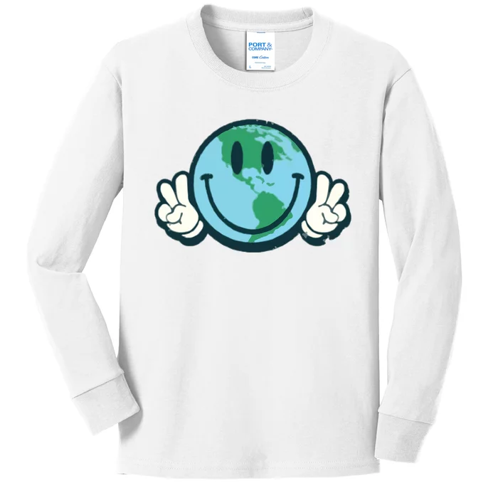 Earth Day Kids Long Sleeve Shirt