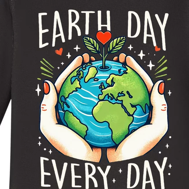 Earth Day Everyday Planet Anniversary Baby Long Sleeve Bodysuit