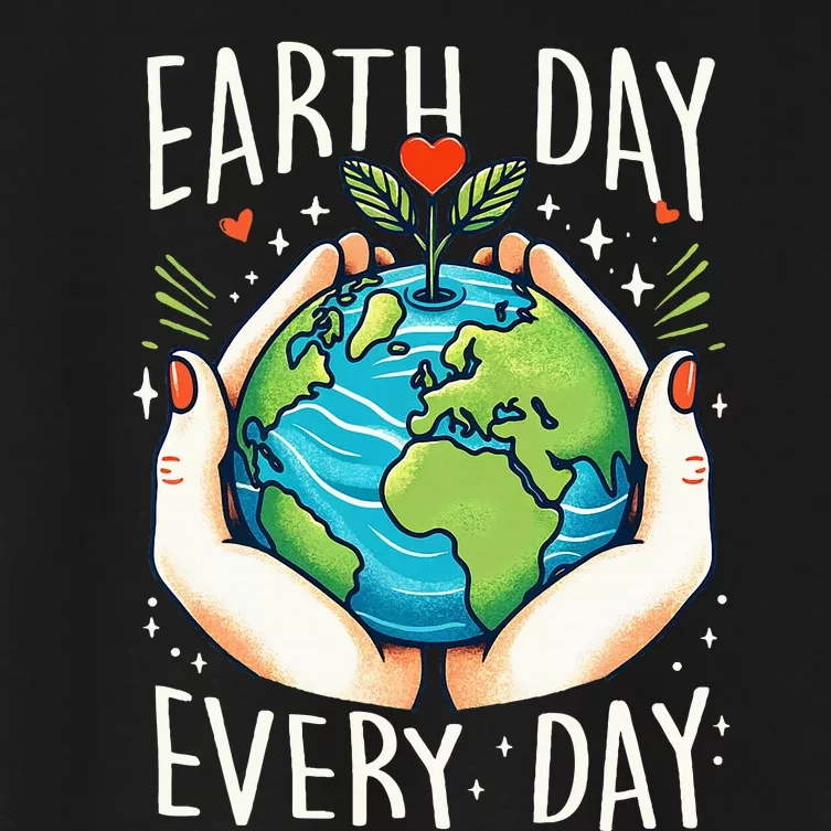 Earth Day Everyday Planet Anniversary Women's Crop Top Tee