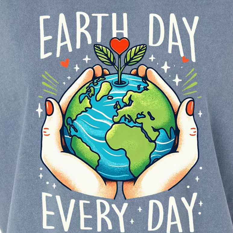 Earth Day Everyday Planet Anniversary Garment-Dyed Women's Muscle Tee