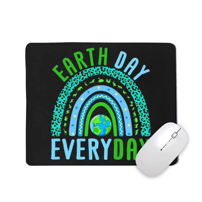 Earth Day Everyday Rainbow Design Earth Day Mousepad