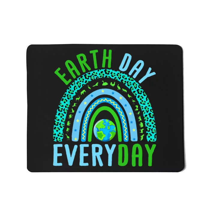 Earth Day Everyday Rainbow Design Earth Day Mousepad