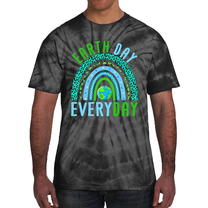 Earth Day Everyday Rainbow Design Earth Day Tie-Dye T-Shirt