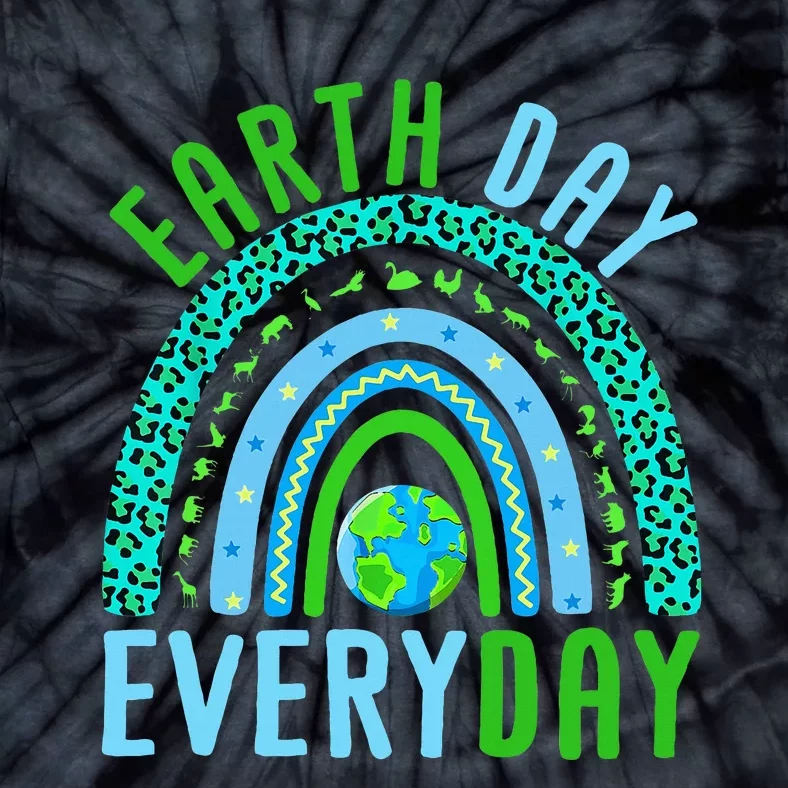 Earth Day Everyday Rainbow Design Earth Day Tie-Dye T-Shirt