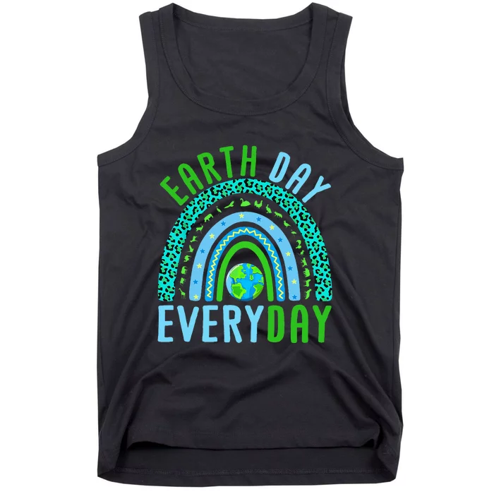 Earth Day Everyday Rainbow Design Earth Day Tank Top