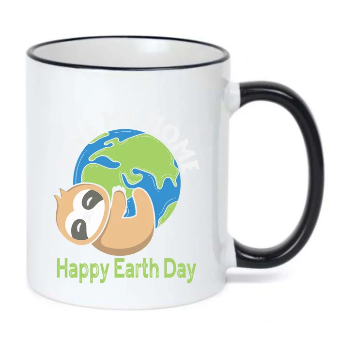 Earth Day Environtalists Cute Sloth Nature Lover Gift Black Color Changing Mug