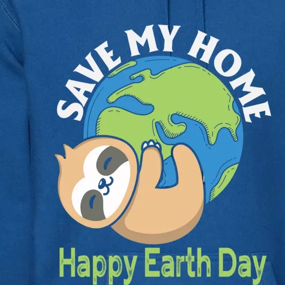 Earth Day Environtalists Cute Sloth Nature Lover Gift Premium Hoodie