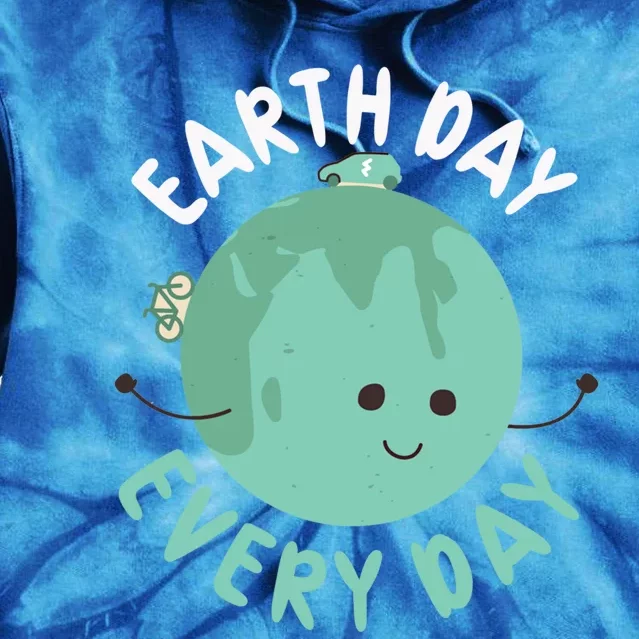 Earth Day Every Day Gift Nature Conservation Cool Gift Tie Dye Hoodie