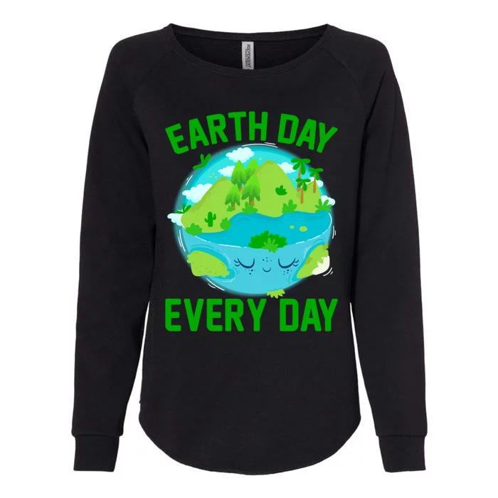 Earth Day Everyday Rainbow There Is No Planet B Meaningful Gift Womens California Wash Sweatshirt