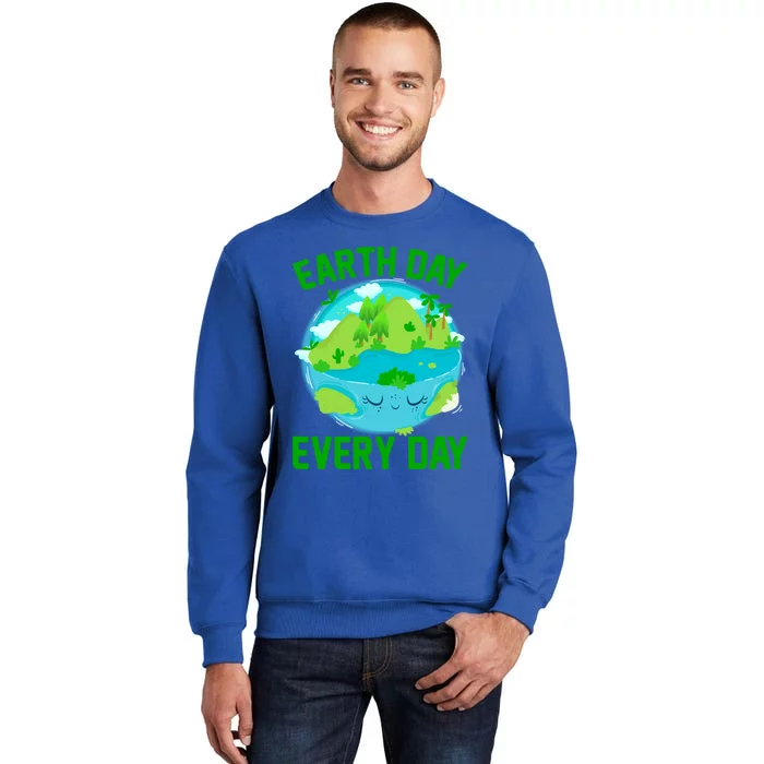 Earth Day Everyday Rainbow There Is No Planet B Meaningful Gift Sweatshirt