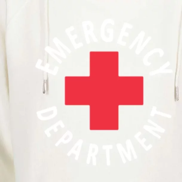 Emergency Departt Emergency Room Healthcare Nursing Nurse Gift Womens Funnel Neck Pullover Hood