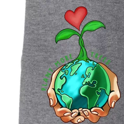 Earth Day Everyday Plant More Trees Save Our Climate Change Cool Gift Doggie 3-End Fleece Hoodie