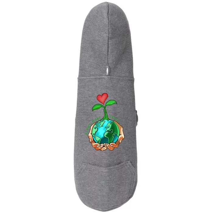 Earth Day Everyday Plant More Trees Save Our Climate Change Cool Gift Doggie 3-End Fleece Hoodie