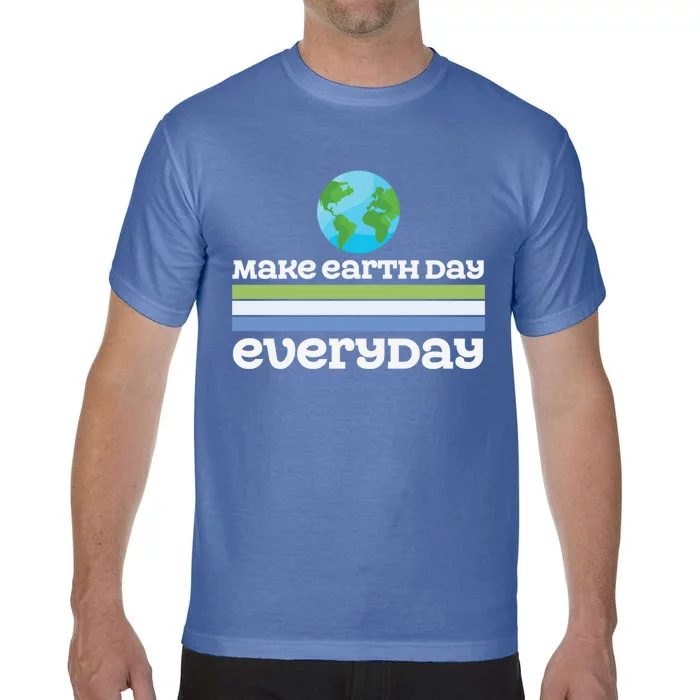 Earth Day Every Day Rainbow Make The Earth Green Again Cool Gift Comfort Colors T-Shirt