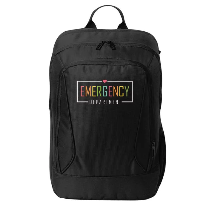 Emergency Department Er Nurse City Backpack