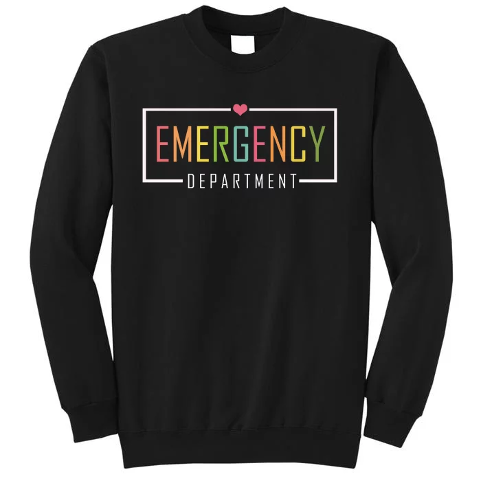 Emergency Department Er Nurse Tall Sweatshirt