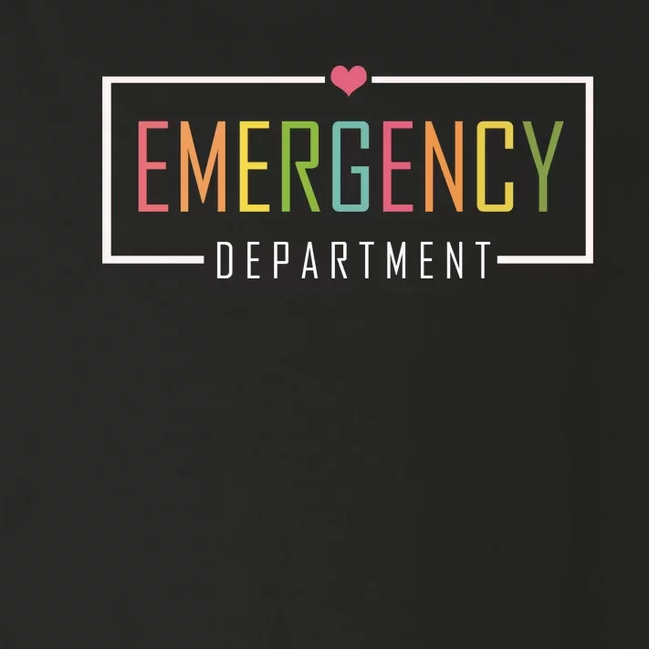 Emergency Department Er Nurse Toddler Long Sleeve Shirt