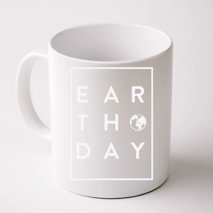 Earth Day Eco Conscious Environmental Awareness Front & Back Coffee Mug