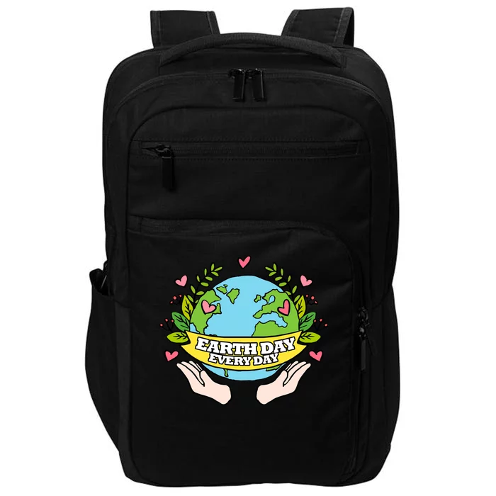 Earth Day Everyday Awareness Impact Tech Backpack