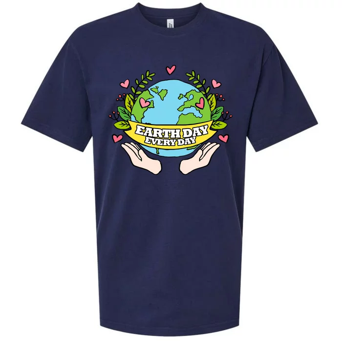 Earth Day Everyday Awareness Sueded Cloud Jersey T-Shirt