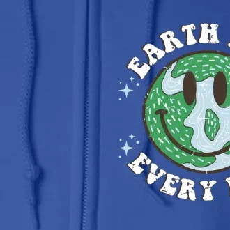 Earth Day Everyday Protect Our Planet Save Mother Earth Cool Gift Full Zip Hoodie