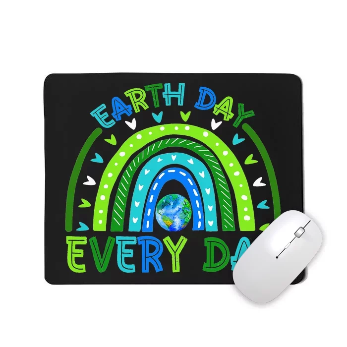 Earth Day Everyday Earth Day Rainbow Save The Planet Mousepad