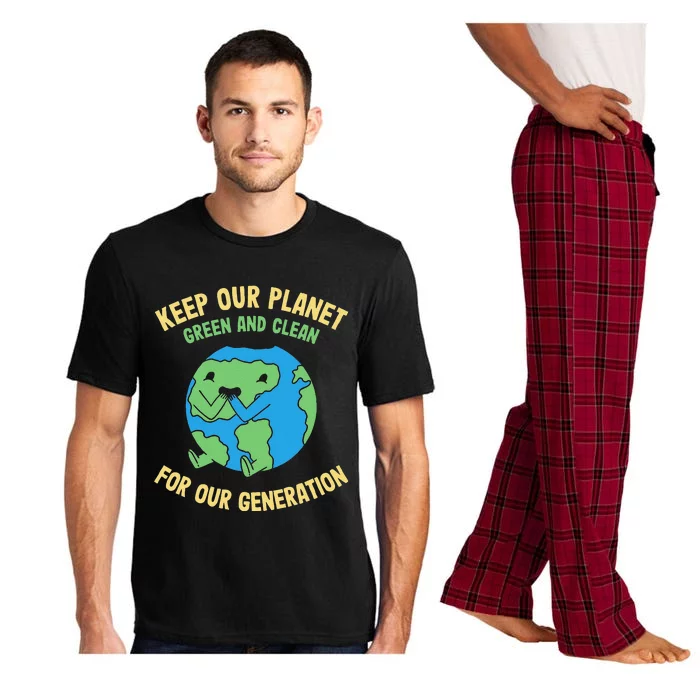 Earth Day Environment Anniversary Decoration Pajama Set