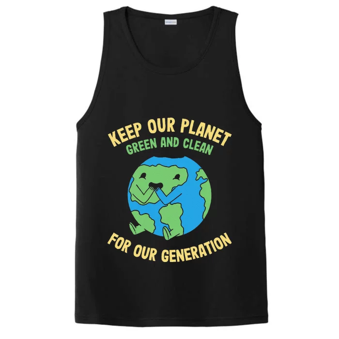 Earth Day Environment Anniversary Decoration Performance Tank