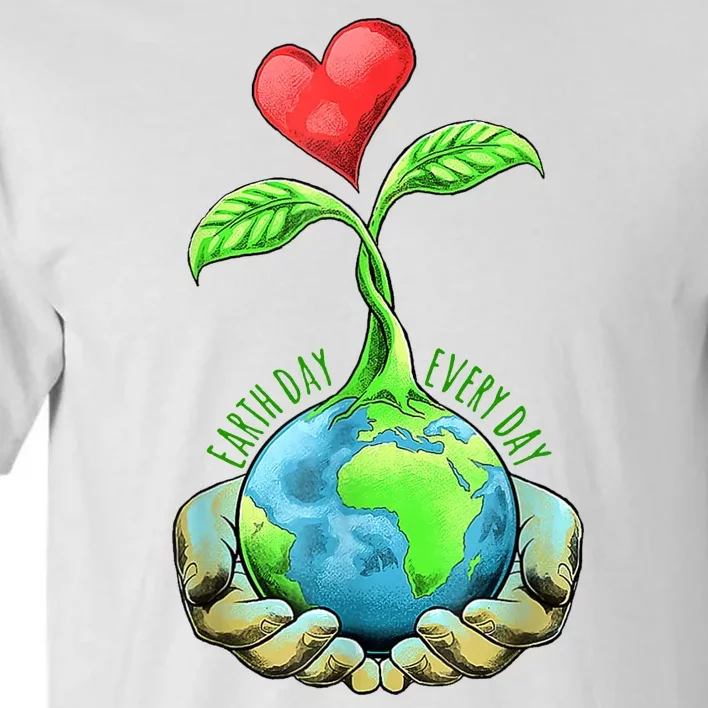 Earth Day Everyday Nature Heart Tall T-Shirt