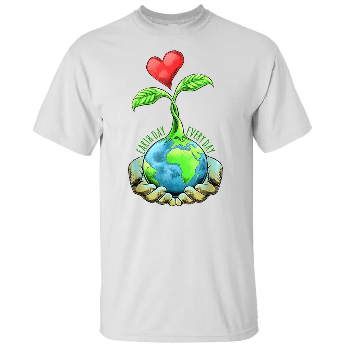 Earth Day Everyday Nature Heart Tall T-Shirt