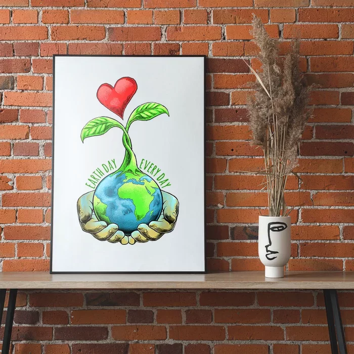 Earth Day Everyday Nature Heart Poster