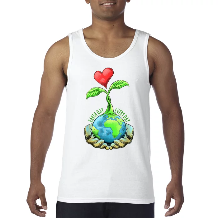 Earth Day Everyday Nature Heart Tank Top