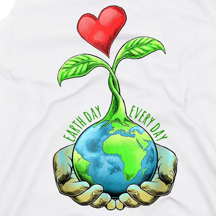 Earth Day Everyday Nature Heart Tank Top