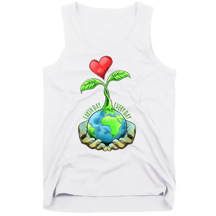 Earth Day Everyday Nature Heart Tank Top