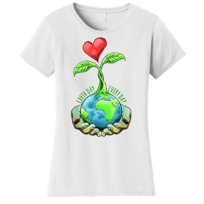 Earth Day Everyday Nature Heart Women's T-Shirt