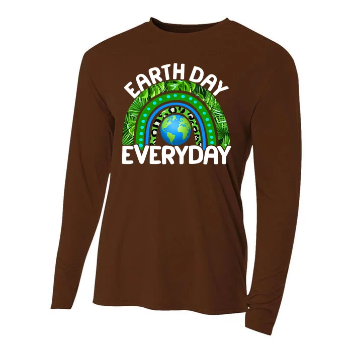 Earth Day Everyday Nature Rainbow Cooling Performance Long Sleeve Crew