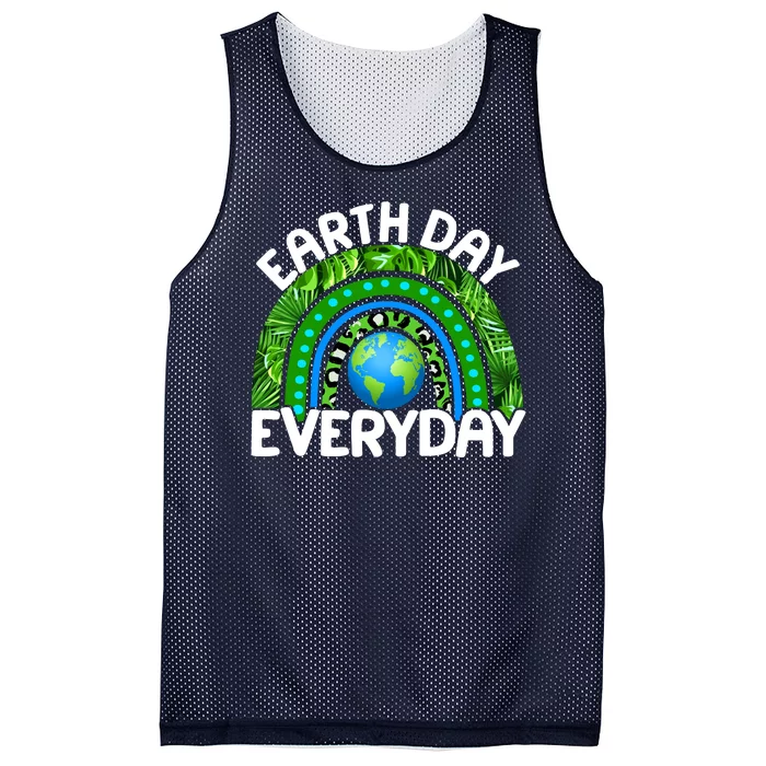 Earth Day Everyday Nature Rainbow Mesh Reversible Basketball Jersey Tank